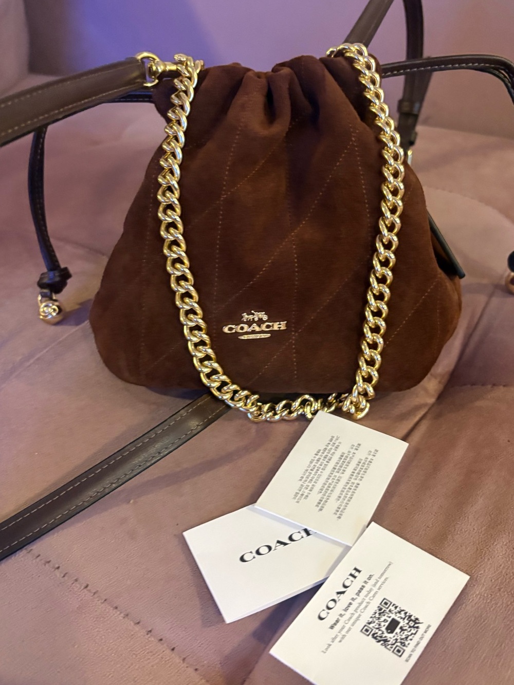 Faye Mini Drawstring Bag - Picture 10 of 12